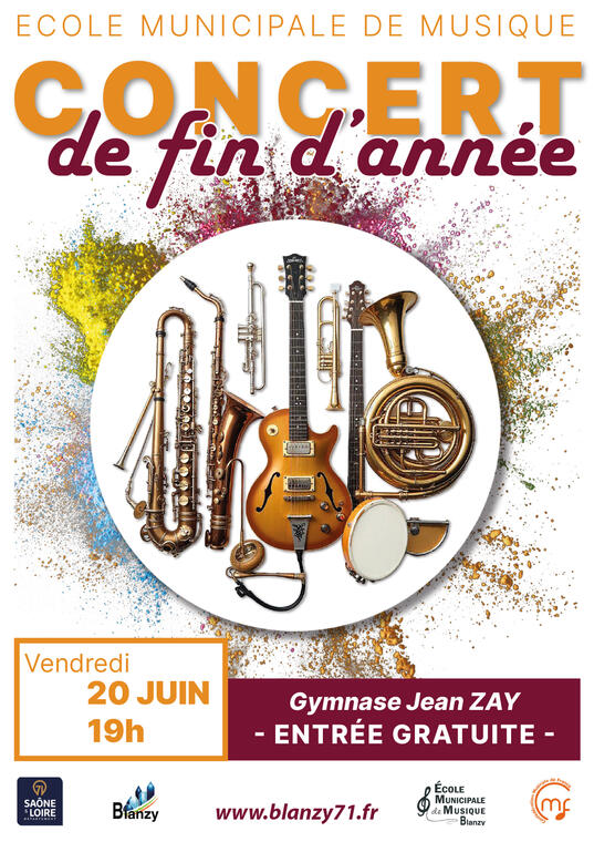 Concert de fin d'année de l'EMM