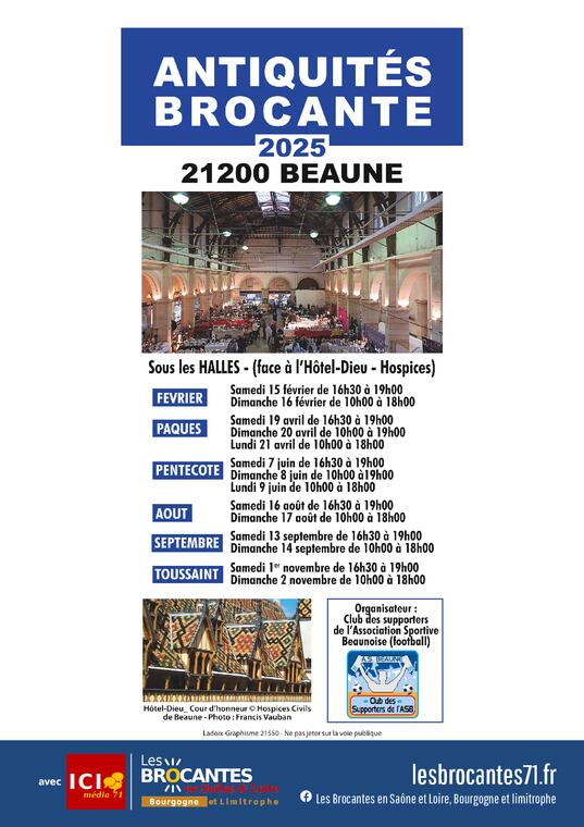 Antiquites Brocante - Les Halles de Beaune 21 - decibelledata