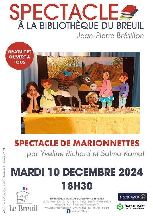 Affiche spectacle de marionnettes