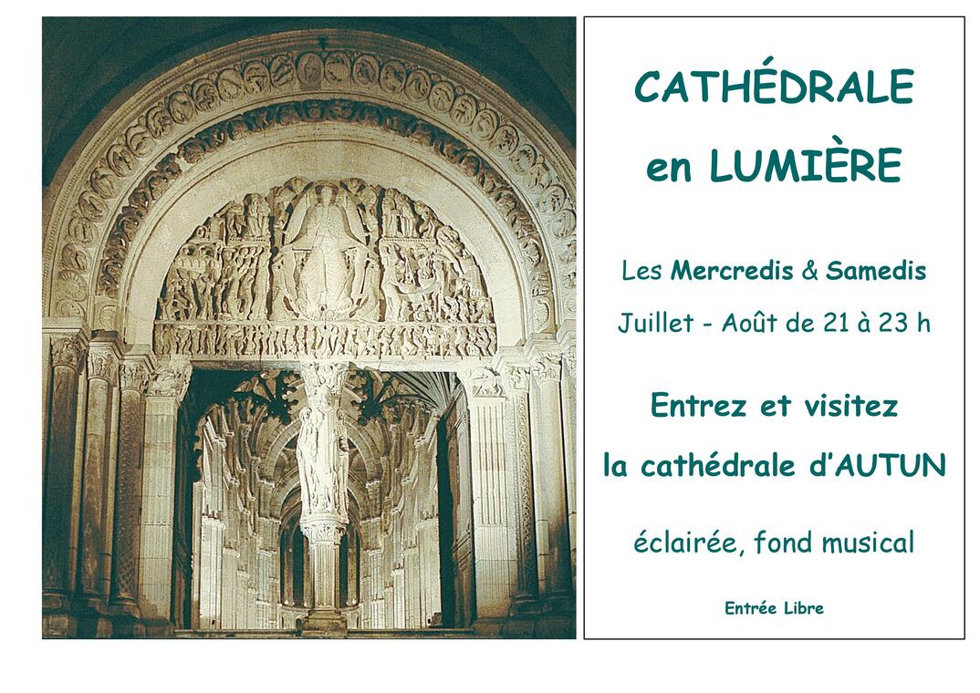 Autun Cathédrale en Lumière 2022