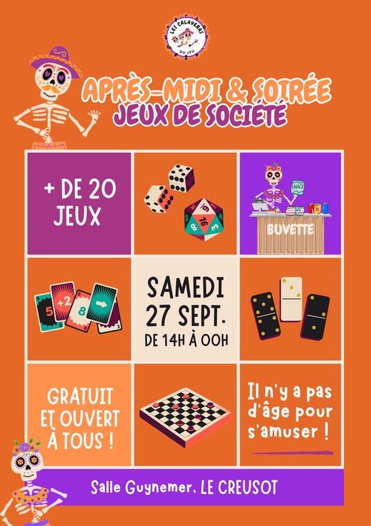 Affiche évènement jeux