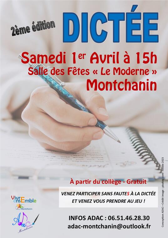 Affiche DICTEE