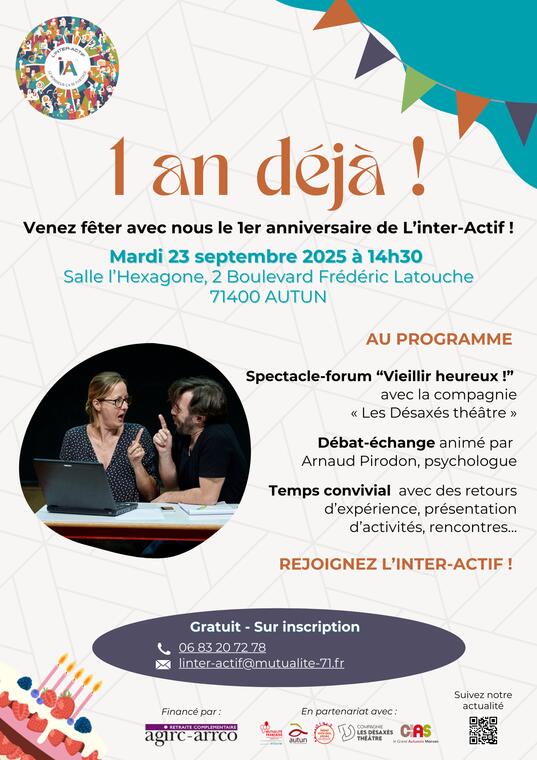 Affiche anniversaire Inter-actif - 1