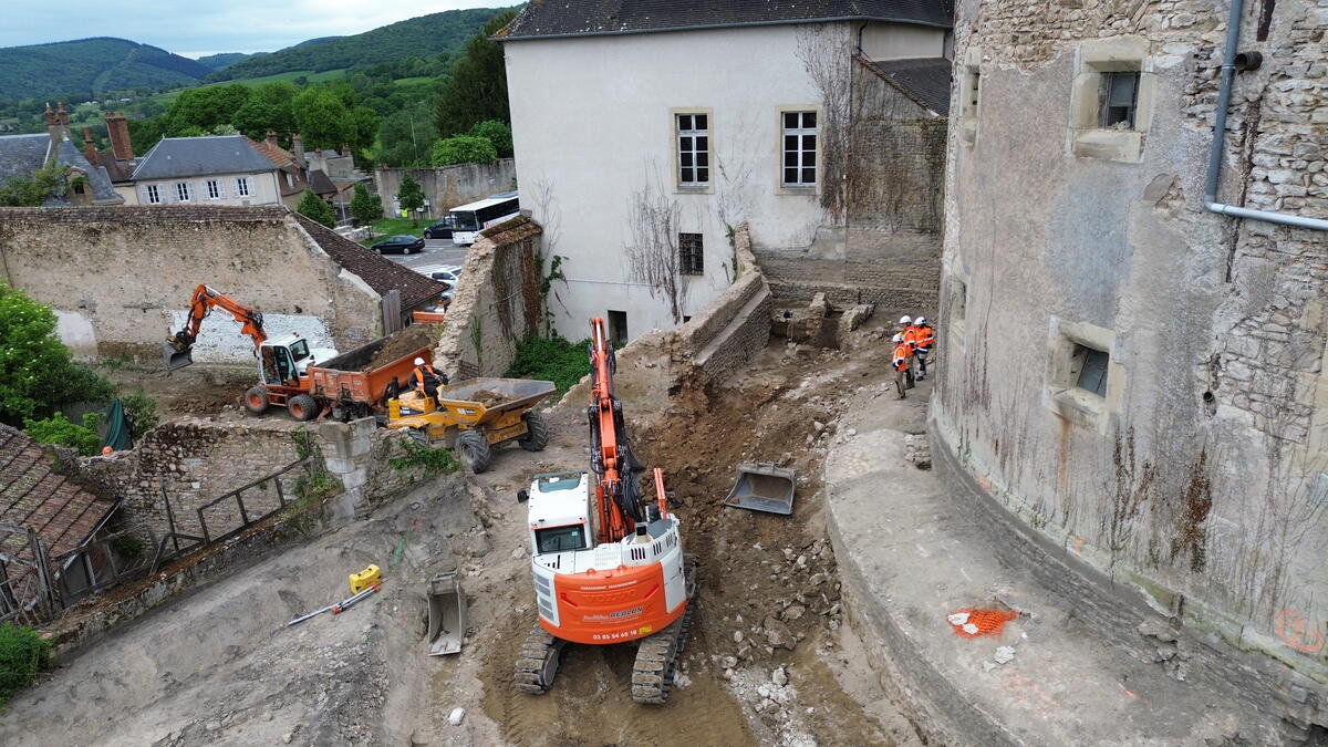 Chantier du futur musée