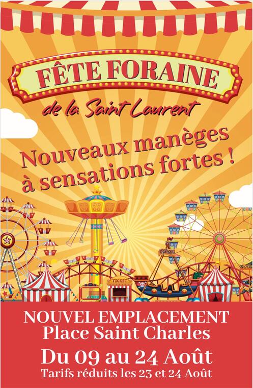 Fête foraine du Creusot 2025