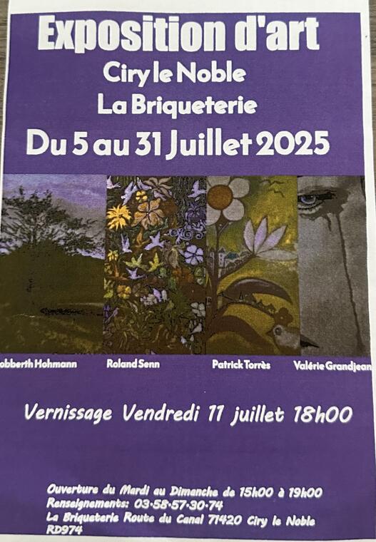Exposition d'art Ciry-Le-Noble