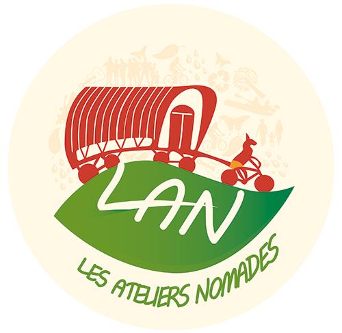 Logo LAN avec rond + fond blanc png