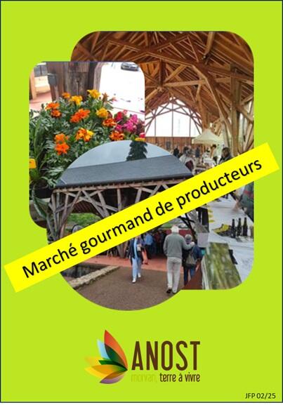 Logo marché gourmand Anost