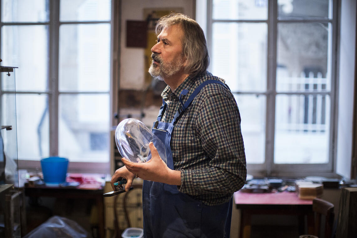 Dans l'atelier
