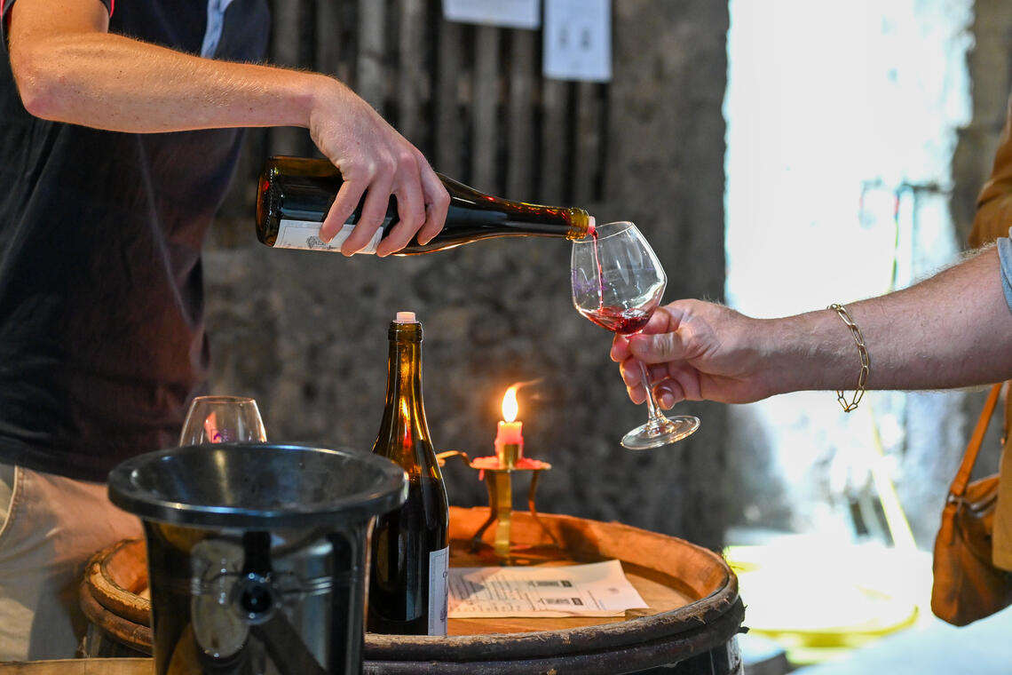 Dégustation Côtes du Couchois - vin de Bourgogne