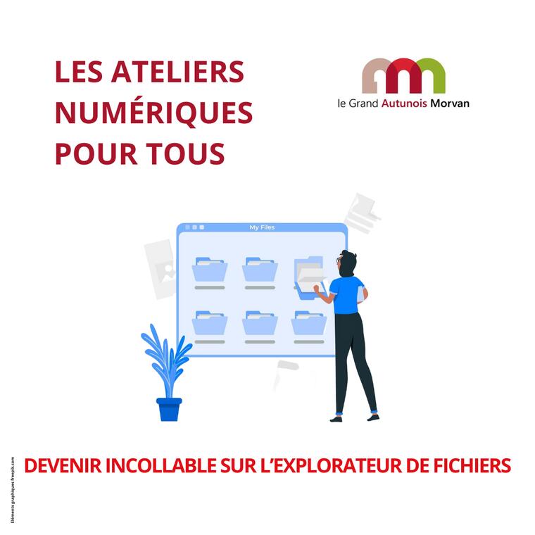 LES ATELIERS NUMÉRIQUES POUR TOUS - Vignette A6 Fichiers