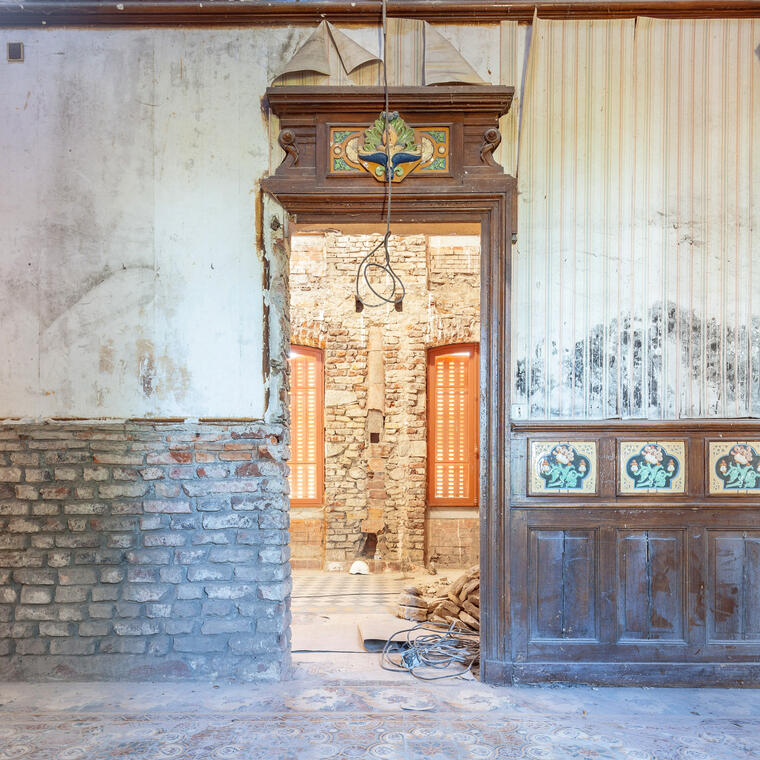 Chantier de restauration Villa Perrusson