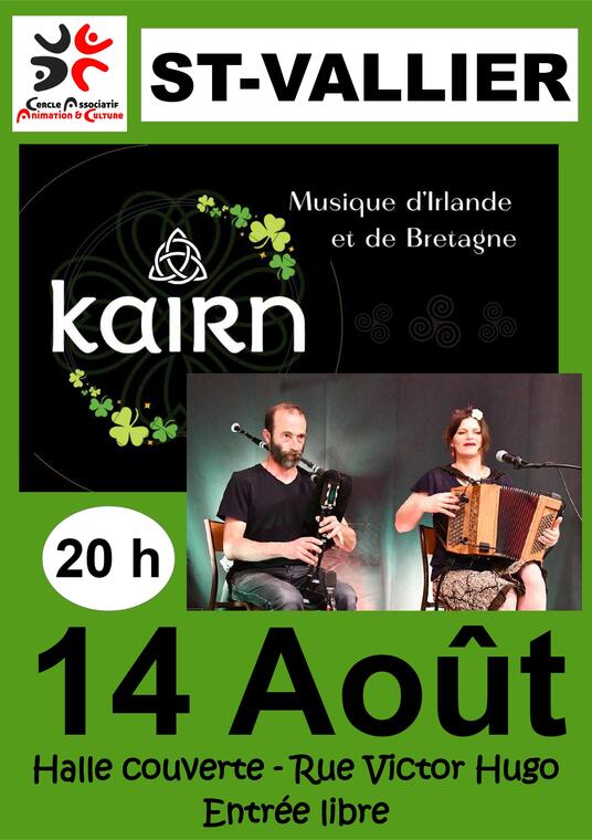 Affiche concert 14 août Saint-Vallier