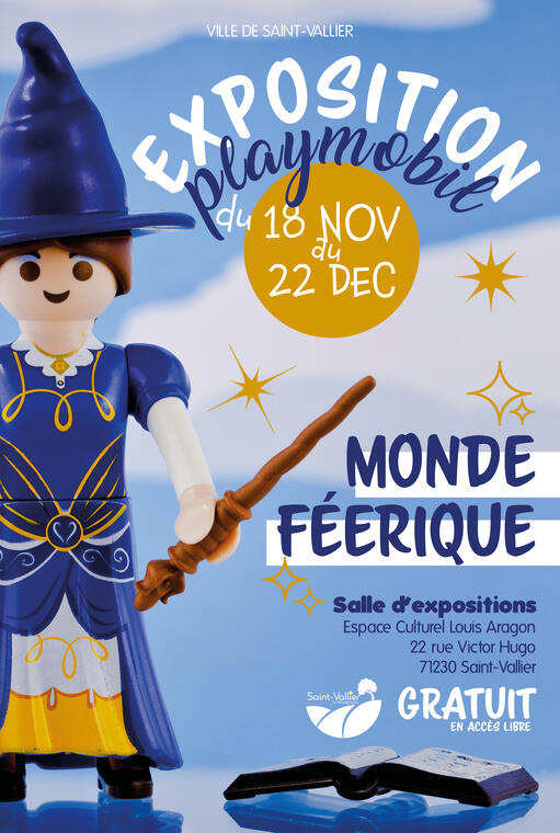 Affiche exposition Playmobil