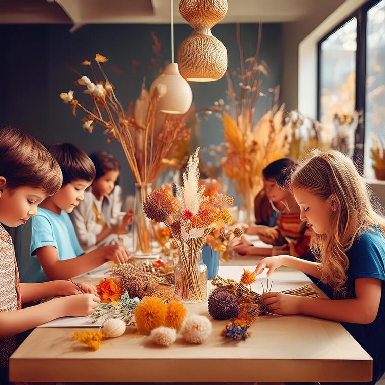 Atelier fleurs séchées