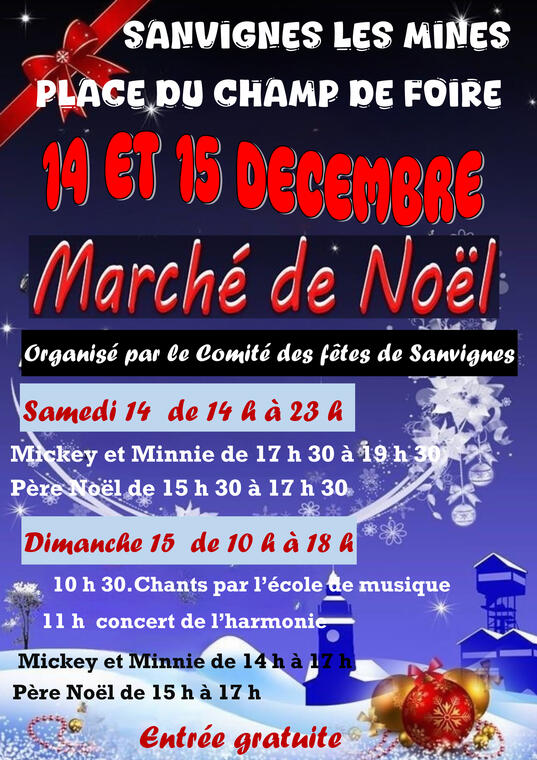 Marche de Noël de Sanvignes 2024