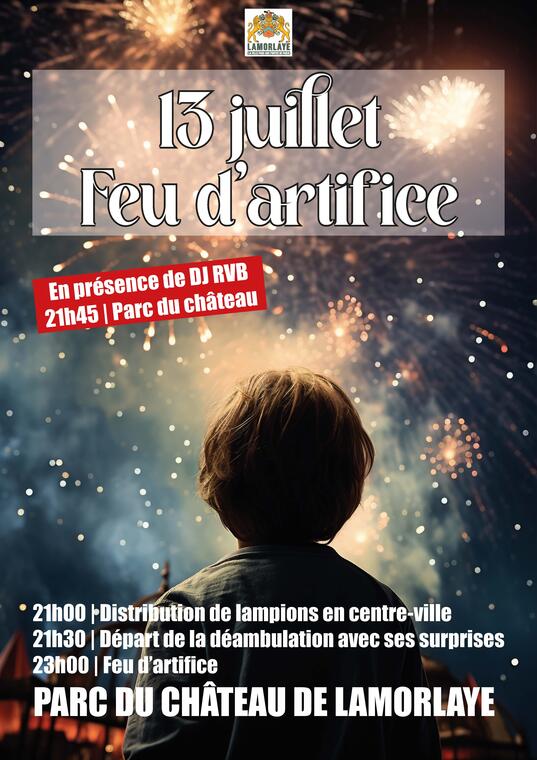 Feu d'artifice du 13 juillet