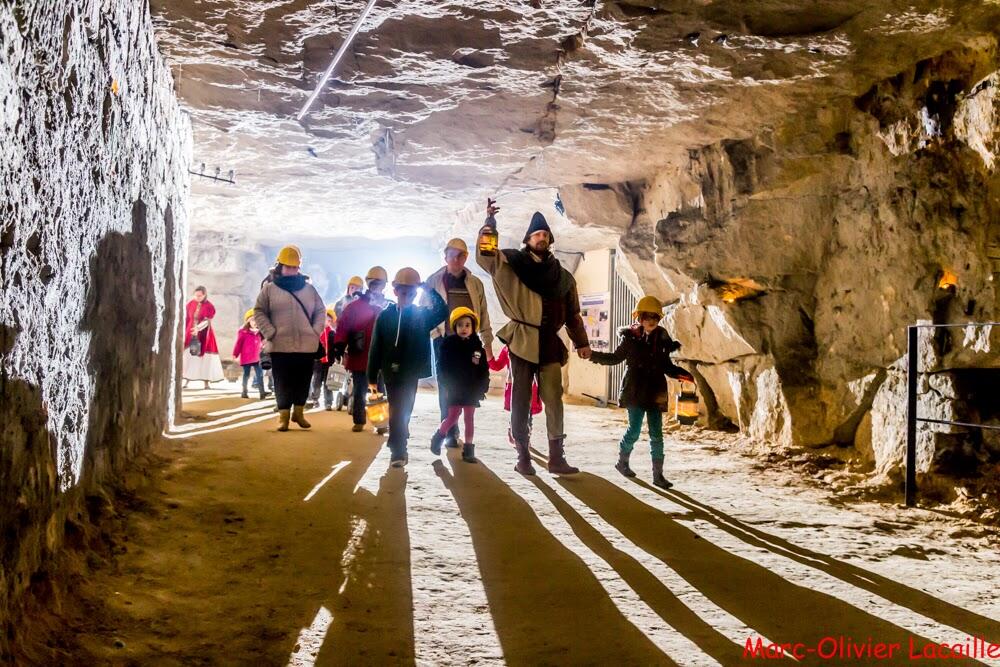 Balades contées dans les carrières souterraines