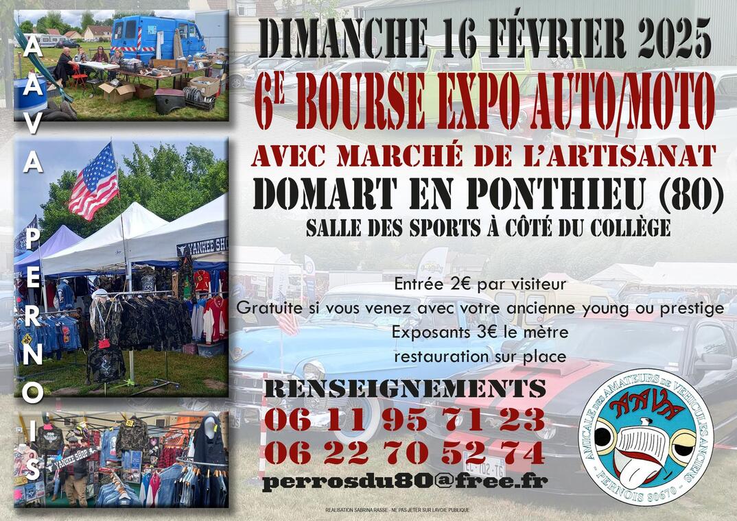 Bourse expo auto moto Pernois 16-02-25