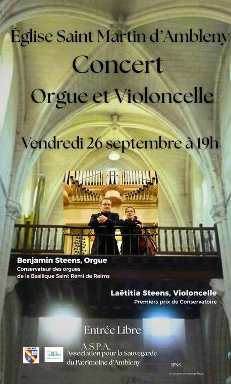 affiche concert d'orgue