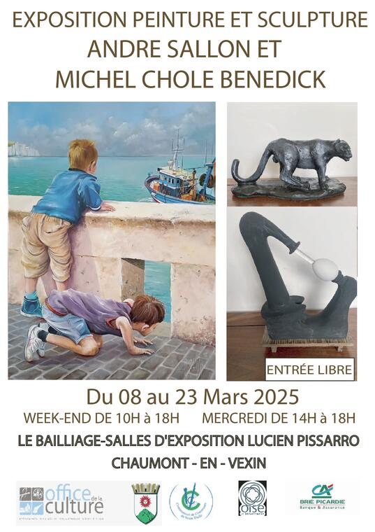 Expo André Sallon et Michel Chole Benedick