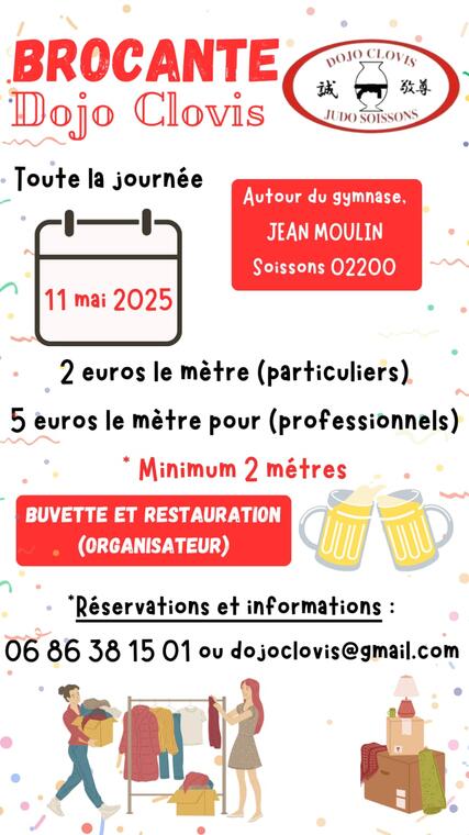 Brocante dojo clovis