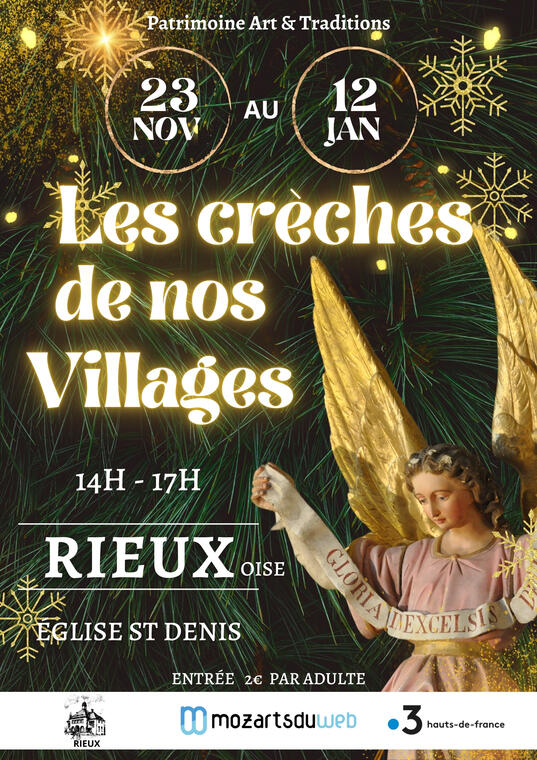 Les crèches de nos Villages Affiche