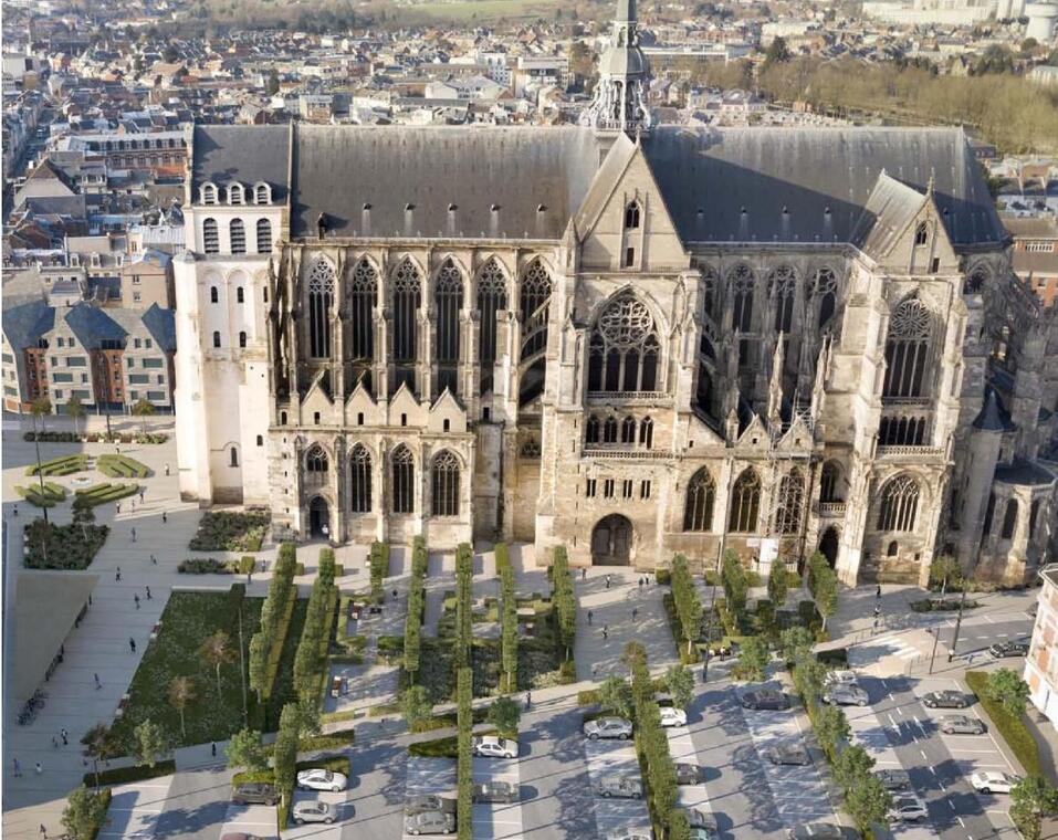 PARVIS DE LA BASILIQUE