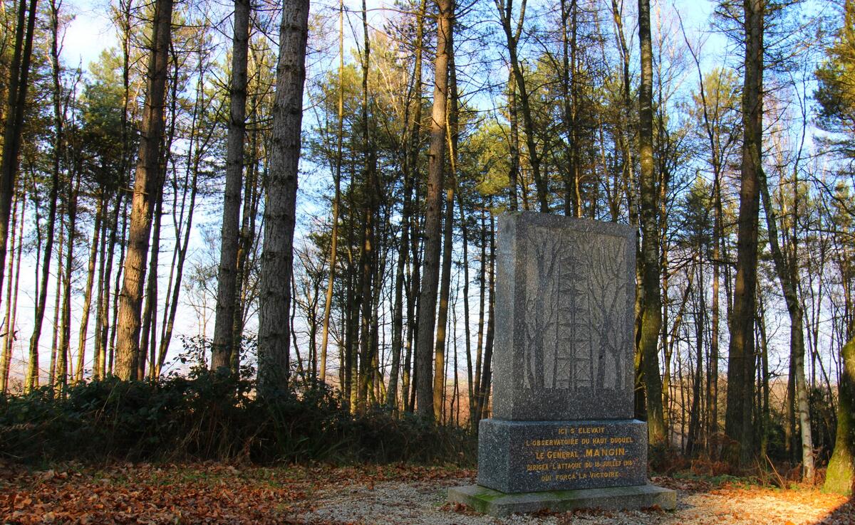 Stele Mangin en foret de Retz