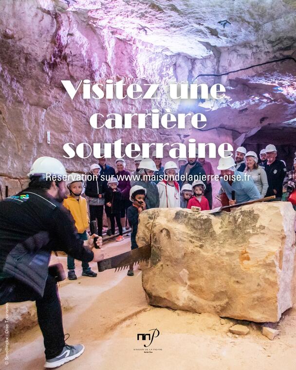 Visite guidée de la carrière souterraine