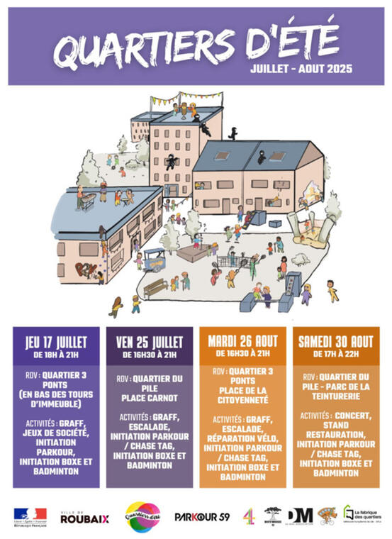 Quartiers d’été – Animations sportives et festives aux 3 Ponts !_1