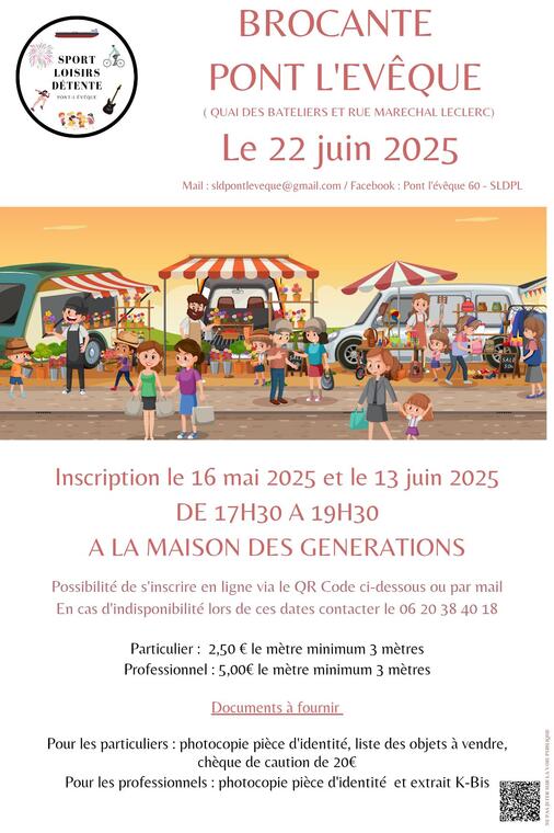 brocante de pont l'éveque