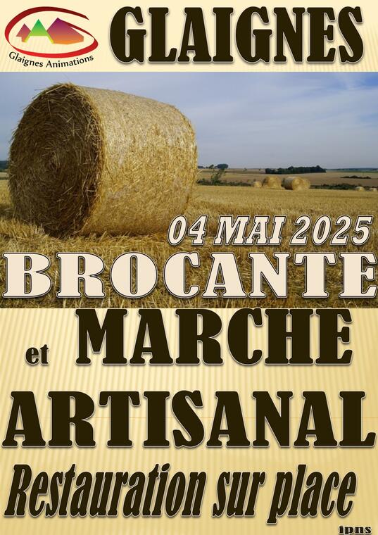 brocante glaignes 4 mai