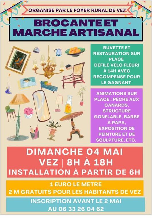 brocante vez 4 mai