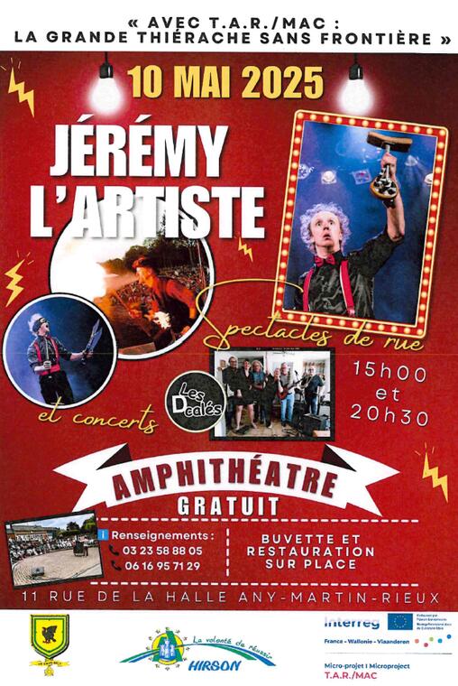 Affiche spectacle 10 mai