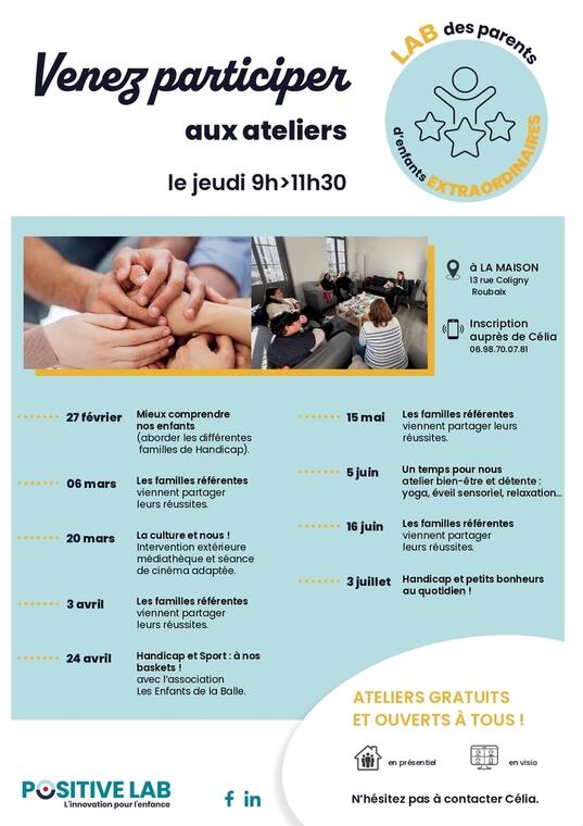 Le Lab Extraordinaire, atelier de parents ayant des enfants à besoins particuliers ou en situation de handicap_1
