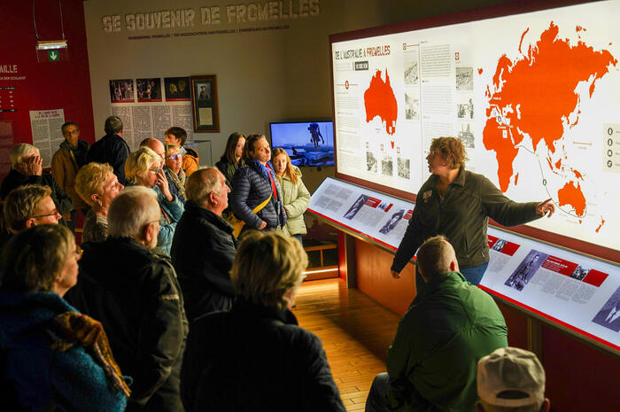 Visite guidée de l'exposition permanente du Musée de la Bataille de Fromelles_1