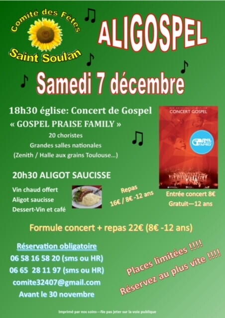 Affiche Aligospel