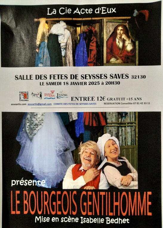 Affiche Théâtre Seysses-Savès