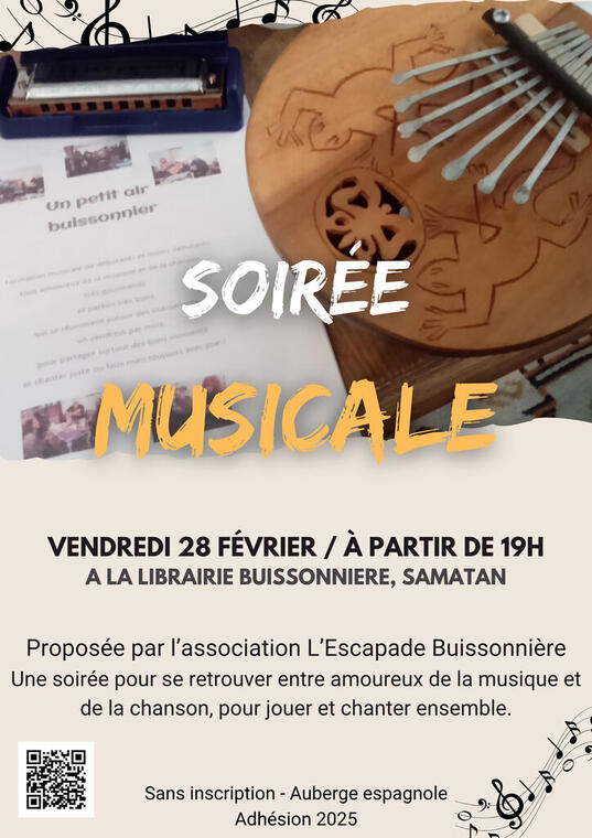 Affiche Soirée Musicale