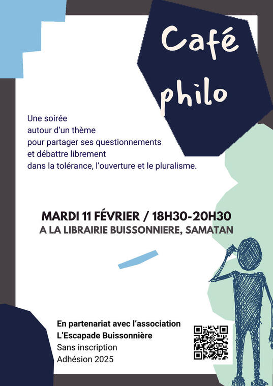 Affiche café philo