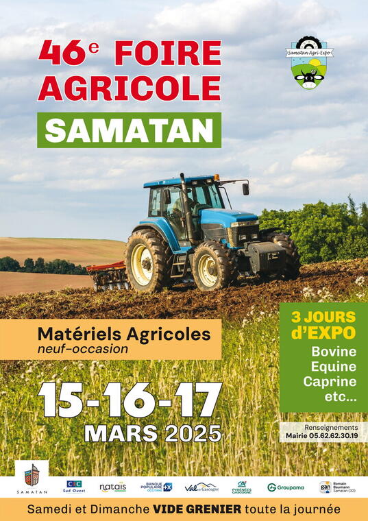 Affiche foire agricole