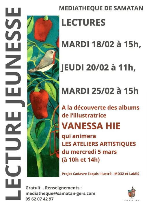 Affiche lecture jeunesse