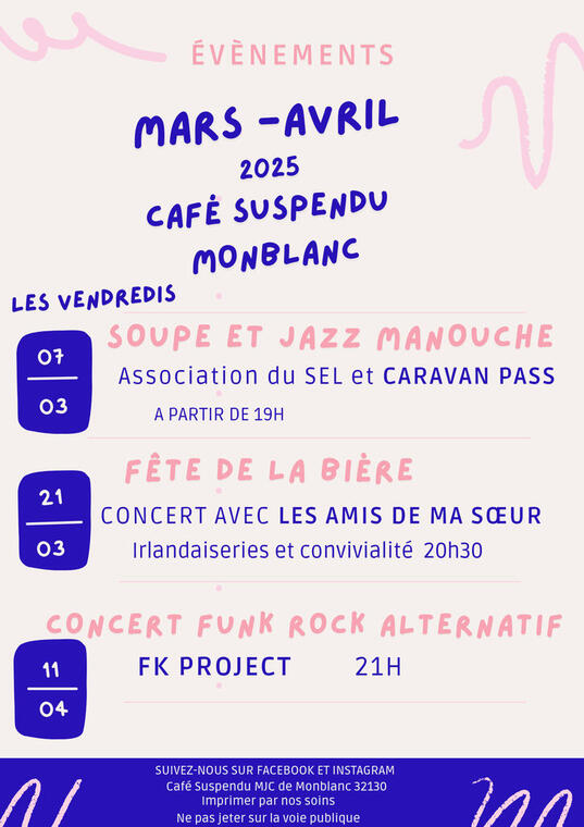 affiche concert