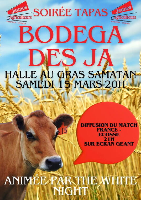 Affiche Bodega des JA 2025