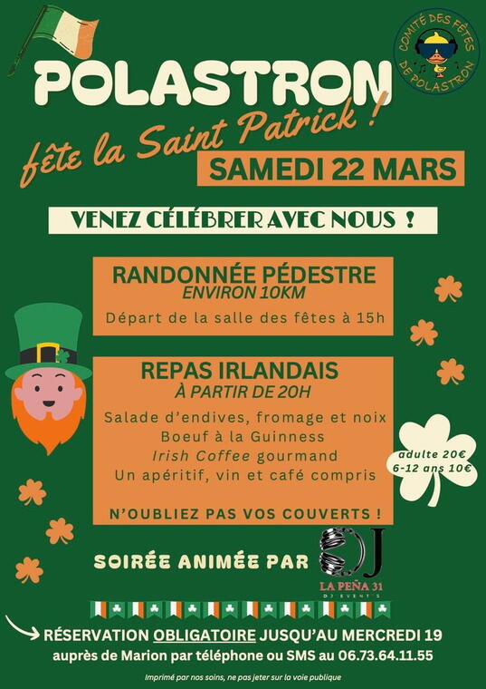 Fête St Patrick