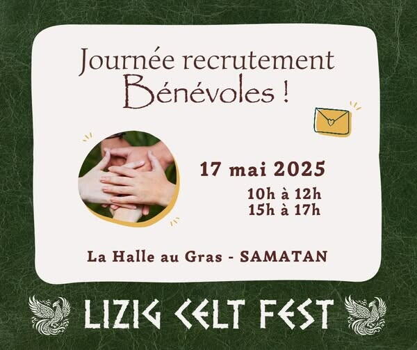 Affiche Recrutement bénévoles