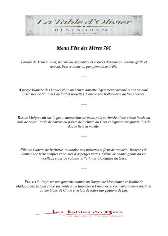 Affiche fête des mères