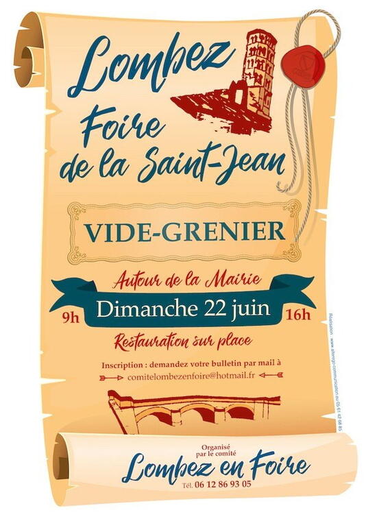 Affiche vide-grenier