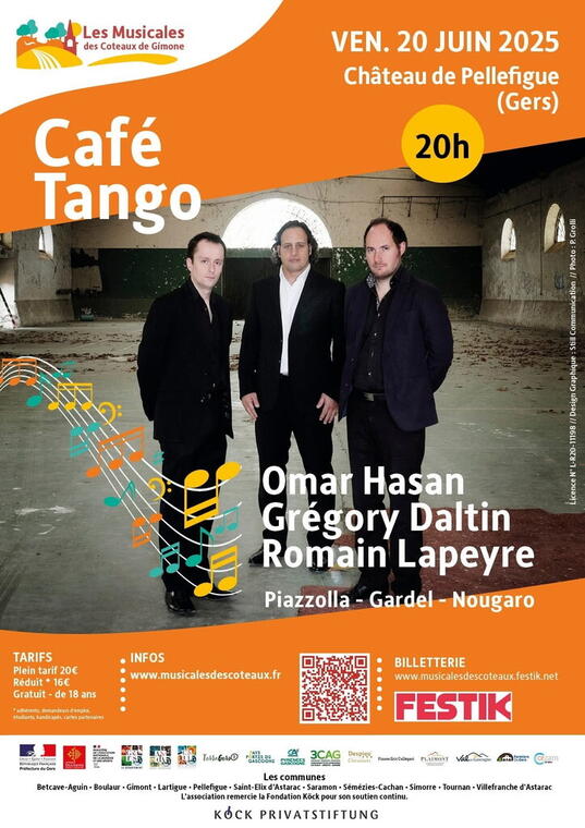 Affiche café tango